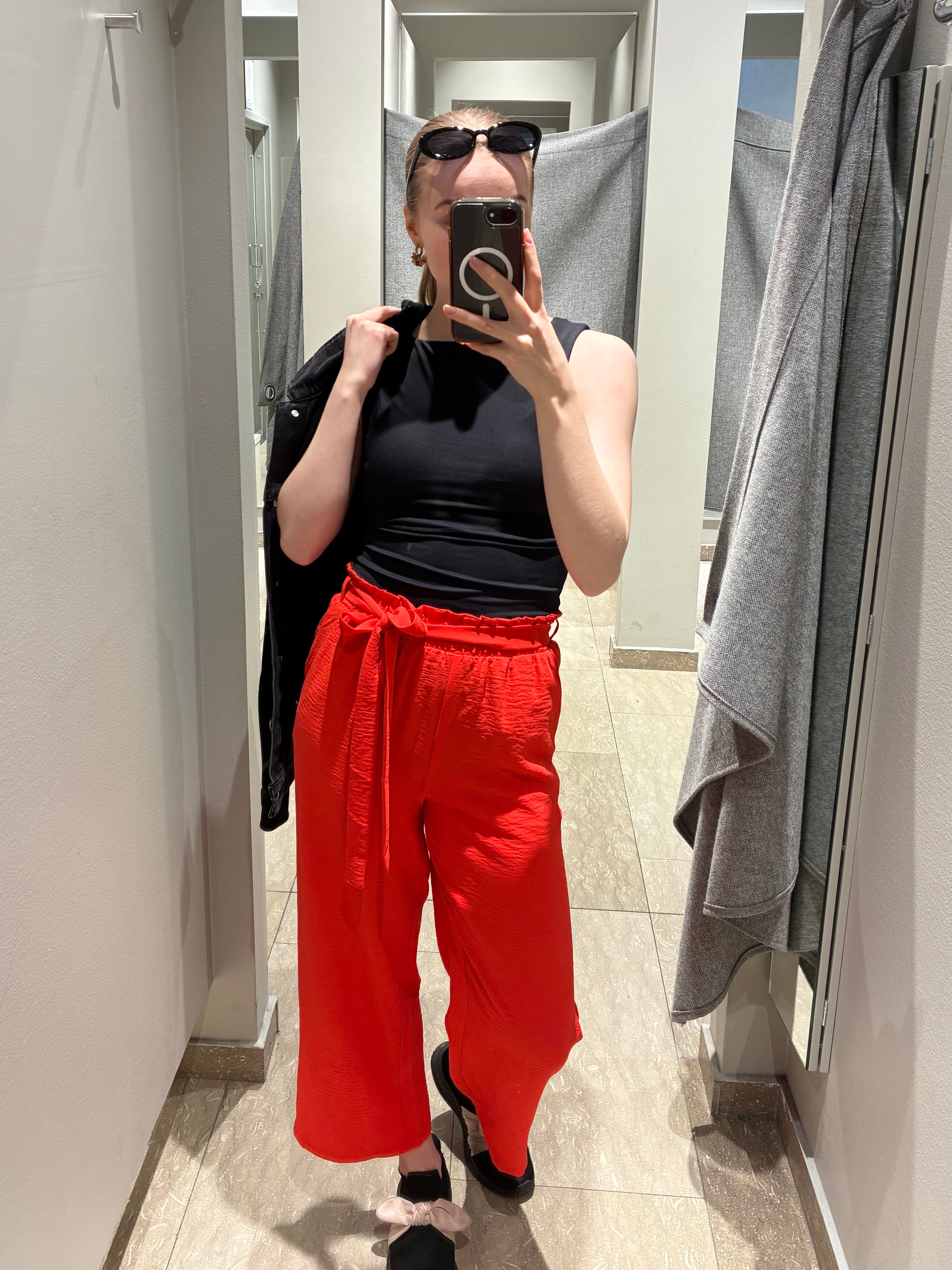 VIJOSA Trousers culotte - Hibiscus